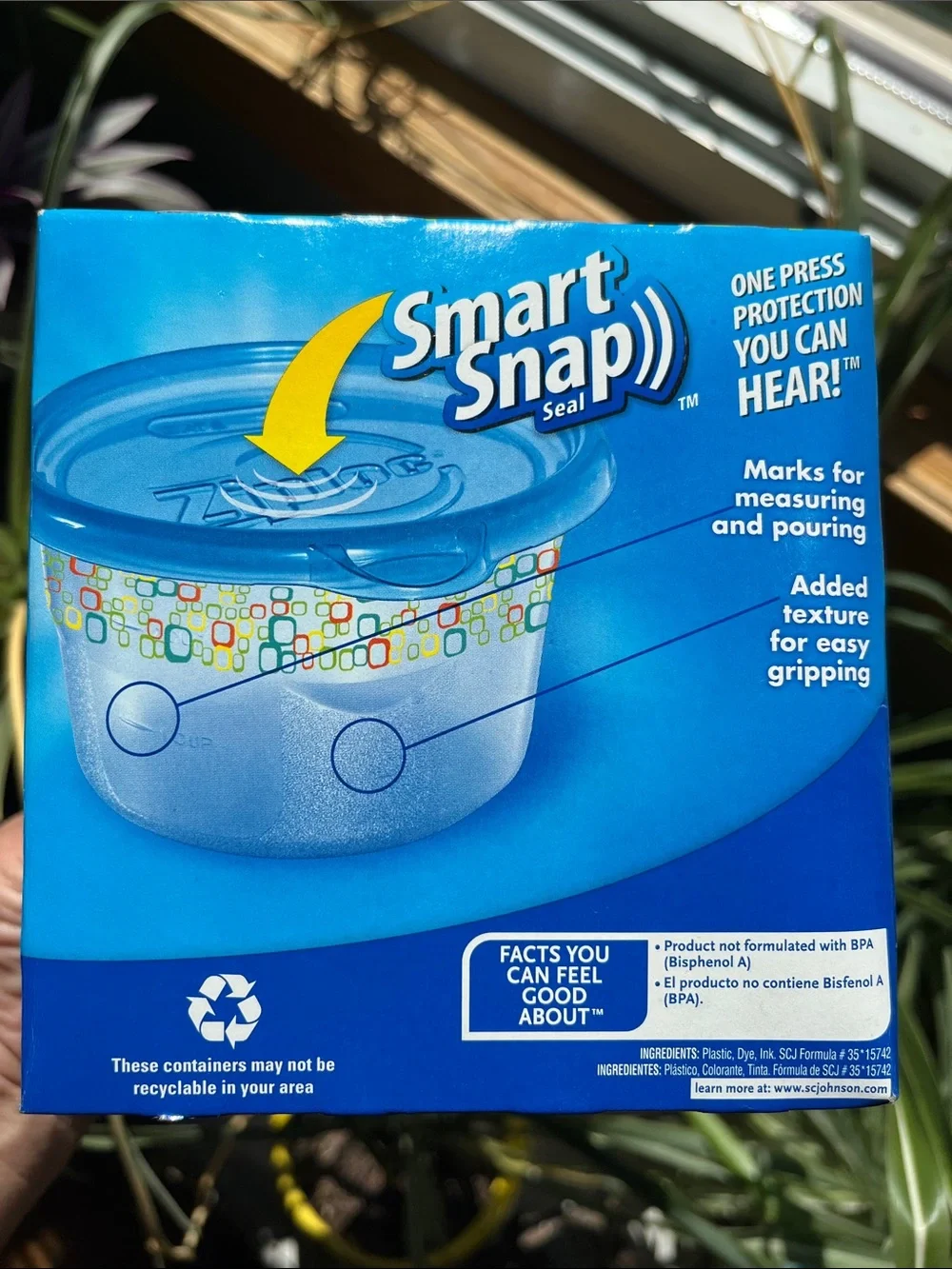 4 Ziploc Designer Edition Medium 4oz Round Storage Bowls/Smart Snap Lids 2010